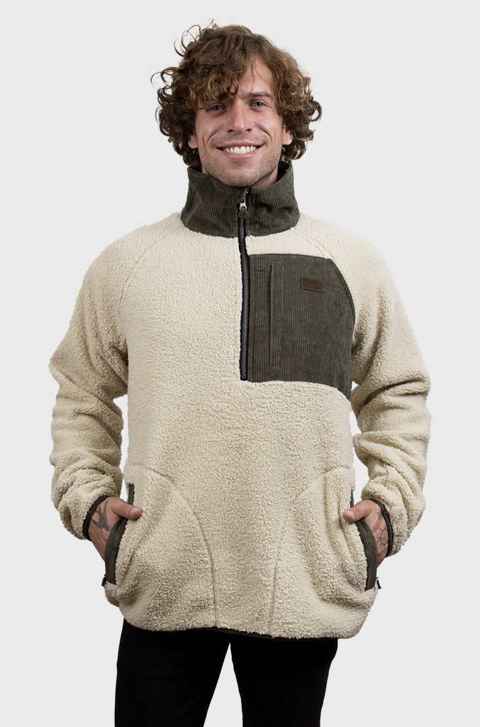 Polerón Sherpa Nomadic Beige Hombre Falcone