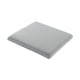 thumbnail image 1 of Cojín Cuadrado Para Silla, De Espuma Viscoelástica, Para Coche, Conducción, Dormitorio, Oficina, Color Gris Claro, 1 of 5