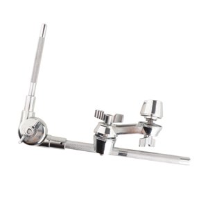 Magideal - Abrazadera De Soporte De Extensión De Platillos, Soporte De Tambor, Abrazadera De Tubo De Tambor Electrónico Giratoria De Metal Versátil Para Presenta Medio