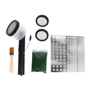 Magideal - Máquina De Flocado Electrostático Portátil, Accesorios De Modelado Multipropósito, Jardinera De Césped De Mano Para Accesorios De Diseño De Escena, Ja