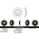thumbnail image 2 of Disco Freno para auto Volvo S80 2007-2016 Trasero, 2 of 2