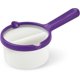 thumbnail image 1 of Inserto doble para crisol Candy Melts Wilton, morado/blanco, 1 of 6