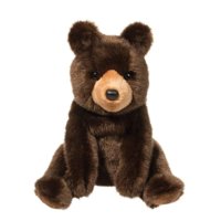 Peluche De Peluche Douglas Cal Con Forma De Oso Pardo, 25 Cm De Largo