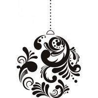 Rienda Libre Graphics - Decomural Christmas Bauble Xmas Festive Ws-19116