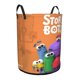 thumbnail image 2 of StoryBots Cesta de lavandería de gran capacidad redonda con asa, bolsa para ropa sucia plegable, almacenamiento para dormitorio, baño y lavadero 44x35 cm, 2 of 6