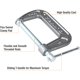 thumbnail image 3 of Prensa Tipo C Olympia Tools de Hierro Fundido, 3 of 3