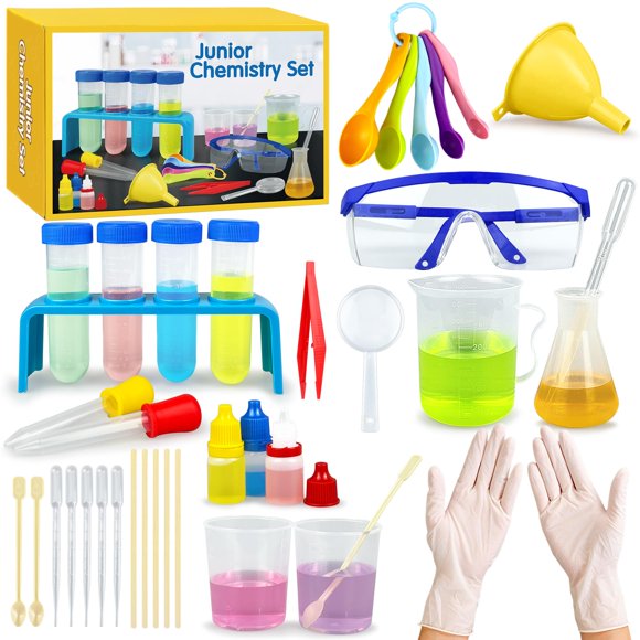 Kit de Ciencia PPXMEEUDC - Set de Laboratorio de Plástico de 33 Piezas