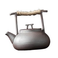 Bothyi - Hervidor De Té De Cerámica, Tetera Hecha A Mano, Tetera Caliente Para Oficina, Cocina, Ollas De Picnic