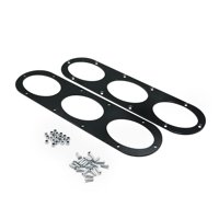 Ioensy - 2X Parachoques Trasero Race Air Diversion Panel Difusor Piezas De Vehículo