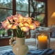 thumbnail image 4 of Ramo Artificial de Cala con Luz LED Rosa Claro HOMESEASONS, 4 of 7