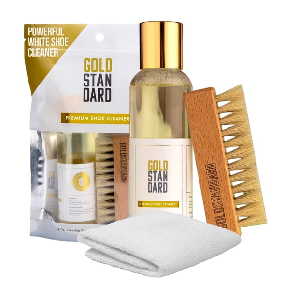 Kit de Limpieza de Zapatos Gold Standard Premium Limpiador de Tenis 120 mL