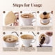 thumbnail image 5 of Filtros de café Clinuse #2 - 100 unidades de papel sin blanquear, 5 of 9
