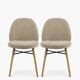 thumbnail image 1 of Pack 2 Silla Tapiz Remy Beige, 1 of 11