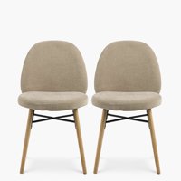 Form Design - Pack 2 Silla Tapiz Remy Beige