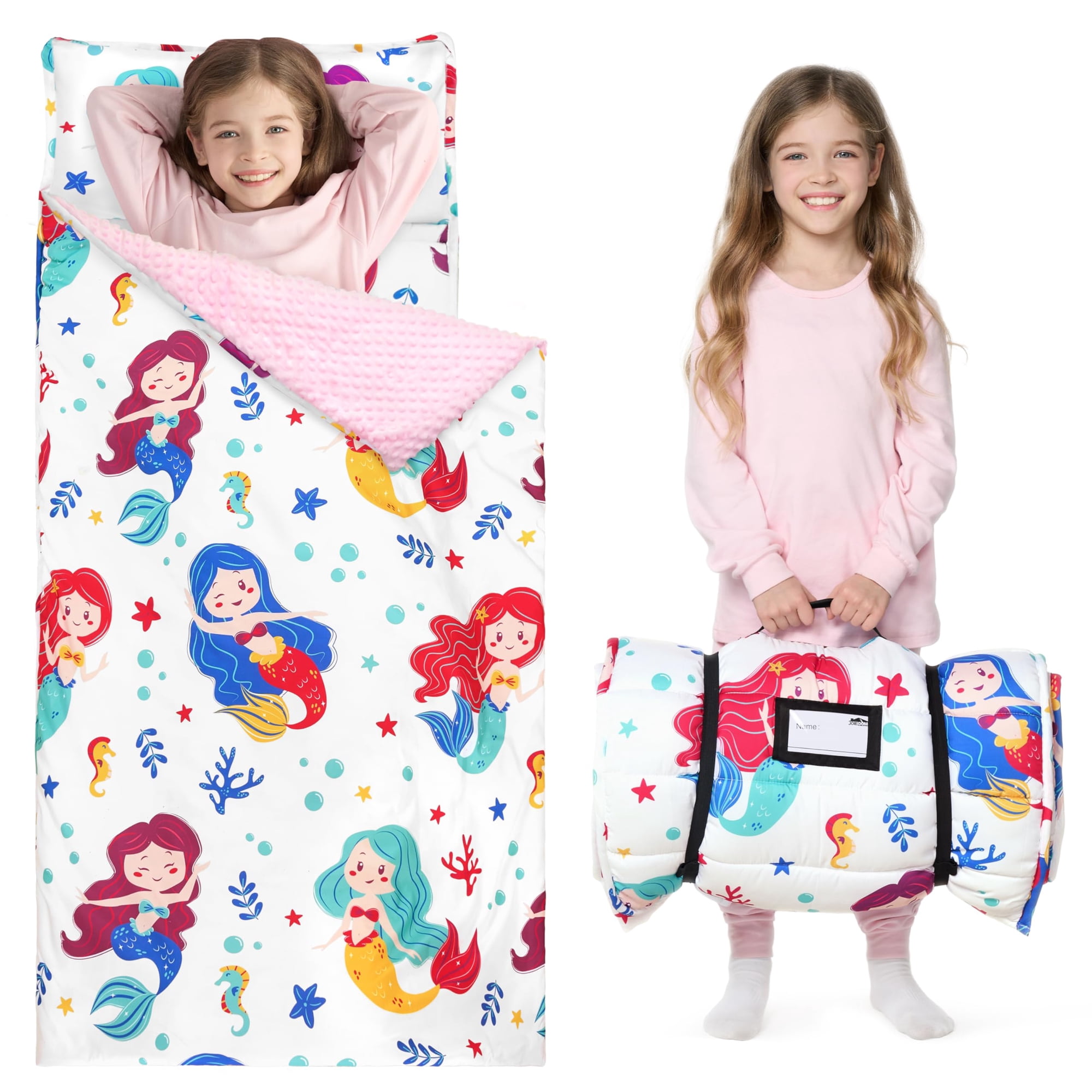 Alfombrilla De Siesta Para Niños Pequeños Joiedomi Para Preescolar Con Almohada Y Manta