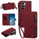 thumbnail image 5 of Cartera para OnePlus Nord CE6 Lite con Ranuras para Tarjetas, Rojo, 5 of 6
