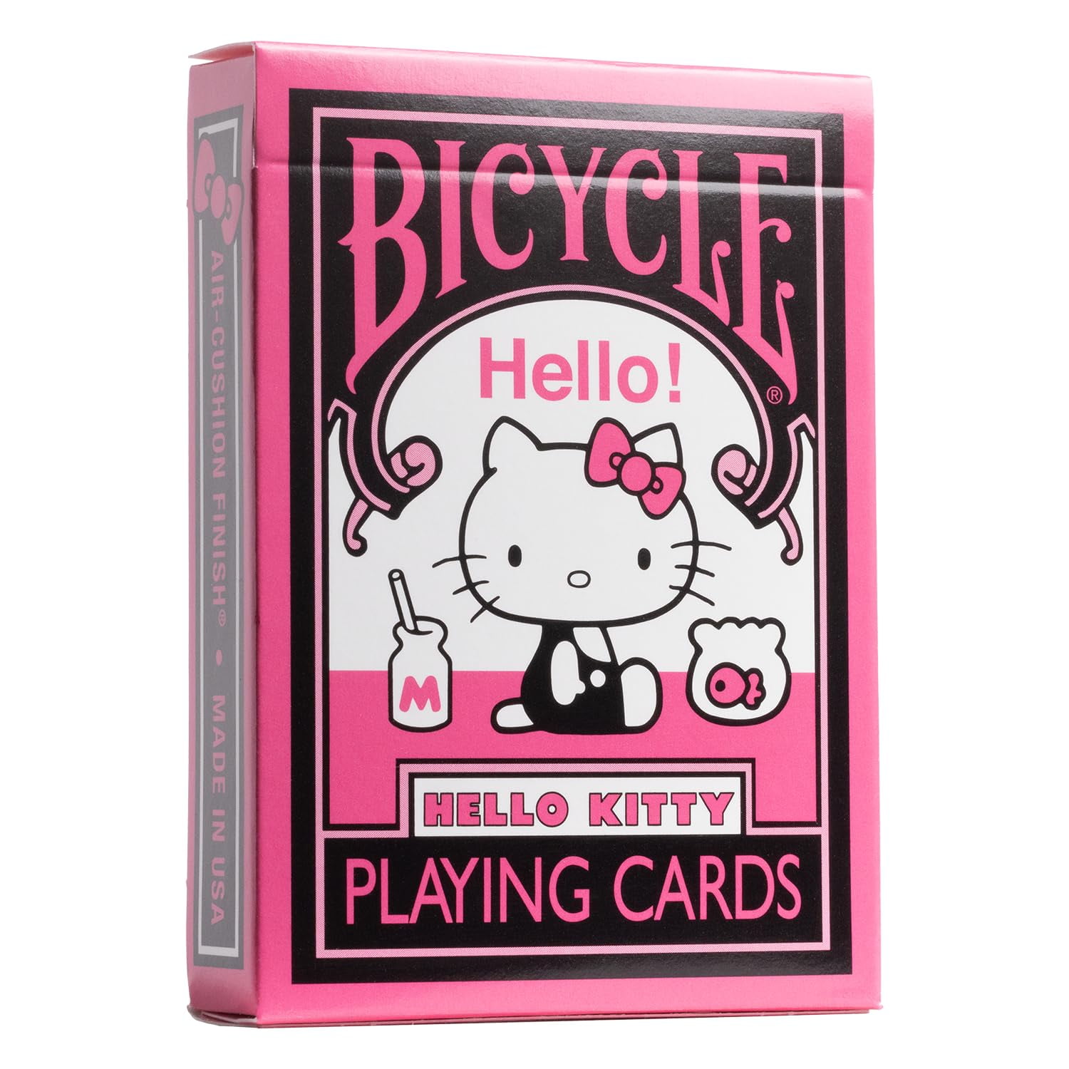Cartas de juego Bicycle Hello Kitty negro y rosa 1 mazo | Lider