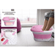 thumbnail image 2 of Spa Masajeador De Pies Bañera Plegable Electrica Hidromasaje Rosa, 2 of 3