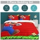 thumbnail image 5 of Super Mario 3-Piece Comforter Set for Bedroom Super Mario Bedding Set for Kids Adults Soft Microfiber Duvet Cover Set with Zipper Closure, 5 of 5
