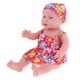 thumbnail image 5 of Regalo infantil del juguete de la mu?eca del bebé realista del vinilo de los 41cm en traje del bikini de la flor, 5 of 5