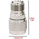 thumbnail image 4 of 3 conectores N macho a UHF hembra, convertidor de conector coaxial N macho a PL259 hembra SO-239 para antena de radio RF., 4 of 5