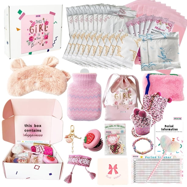 Kit de primer período MultiPieYo para adolescentes, preadolescentes, niñas de 10 a 12 años
