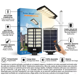 thumbnail image 2 of Foco Solar De Calle Industrial De Alta Potencia 1200w, 2 of 4
