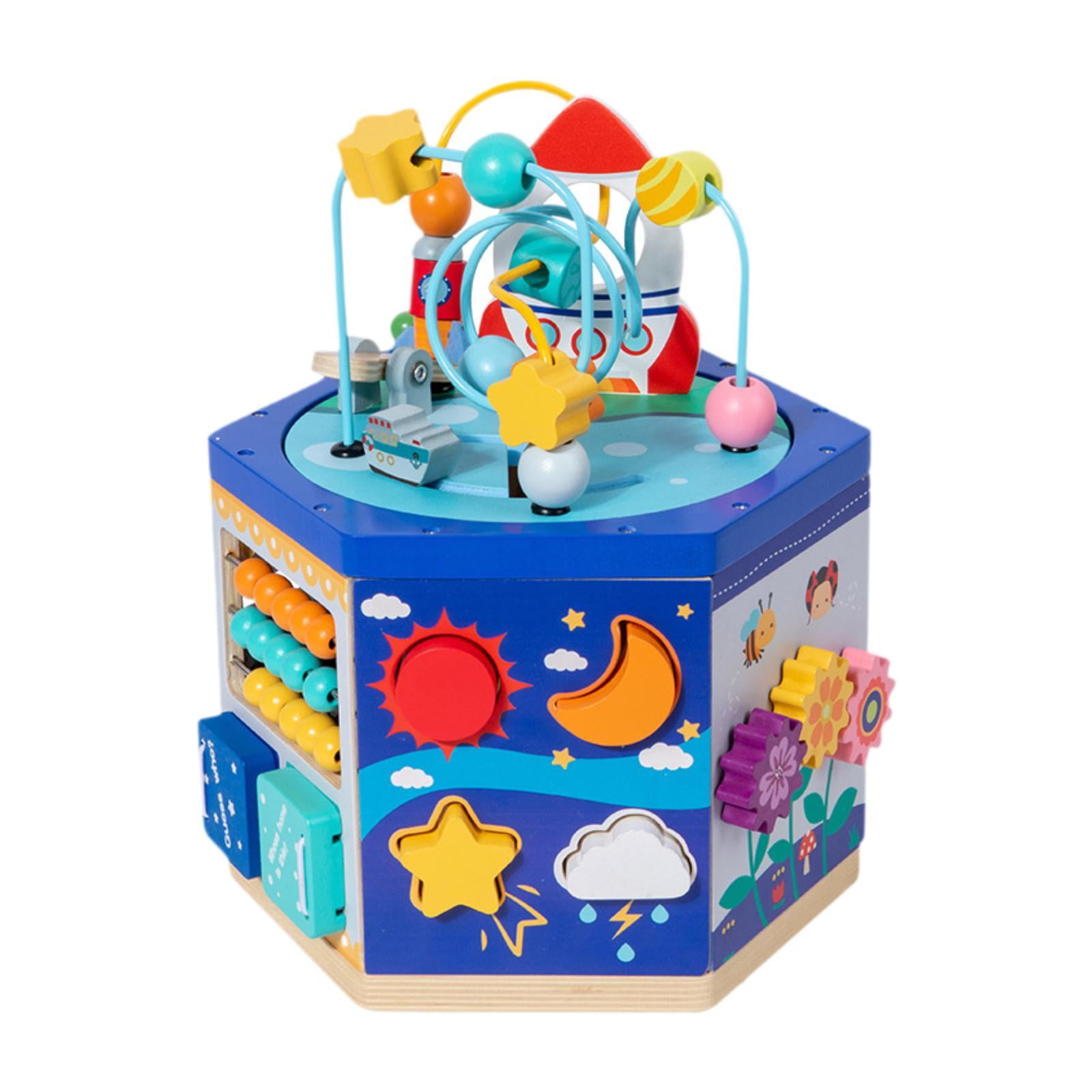 Bothyi - Cubo De Actividades Para Niños, Colores, Formas, Habilidades Motoras Finas, Juguetes De Viaje Para Bebés