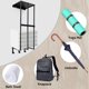 thumbnail image 5 of Estante de Almacenamiento para Sillas de Camping de Metal, Soporte de Pared para Sillas de Camping, 5 of 6