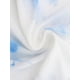 thumbnail image 5 of INSPIRE CHIC Vestido de Maternidad de Malla Fruncida sin Mangas con Tirantes Espagueti Ajustado de Longitud Media para Invitada de Boda Blanco Azul XL, 5 of 6