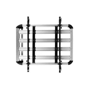 Importclick - Parrila Techo Automóvil Aluminio 15X90X130 Cm Barras Porta Equipaje Gris