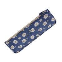 Bothyi - Bolsa De Almacenamiento De Ganchos De Ganchillo, Herramientas De Tejer, Patrón De Dibujos Animados, Bolsa De Agujas De Tejer, Color Azul Marino