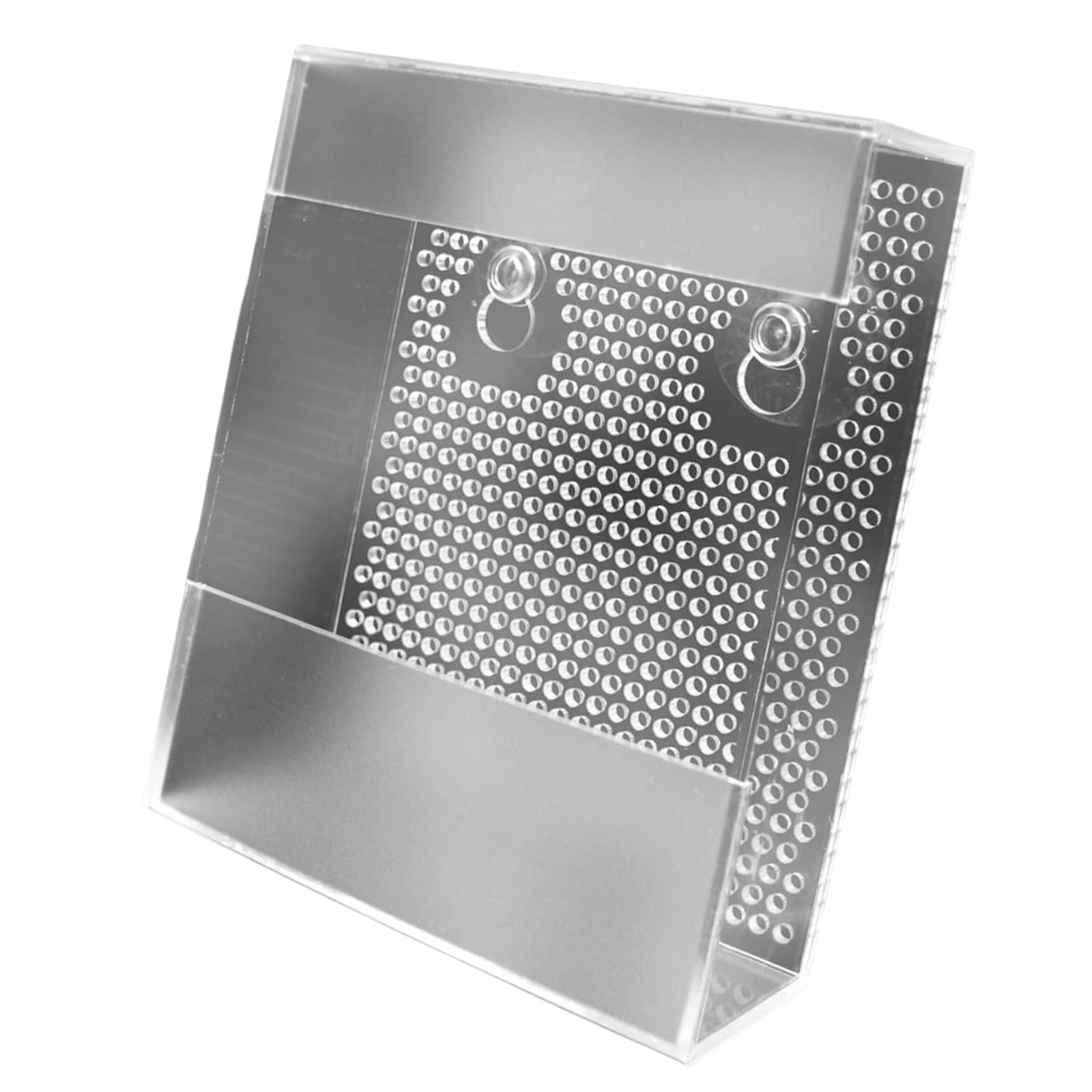 Ioensy - Comedero Acrílico Para Reptiles, Accesorios Para Acuario, Transparente Para Ranas Y Lagartos.