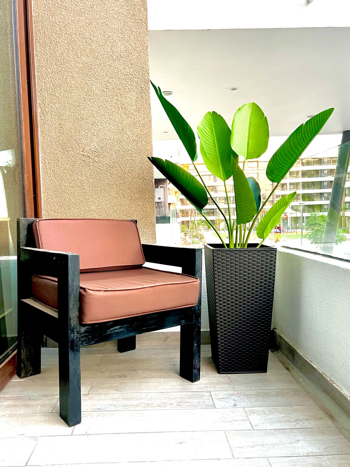 Arbusto Real - Planta Artificial Ave Del Paraiso 160 Cm. / 10 Hojas.