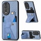 thumbnail image 1 of Funda Resistente para Honor 80 con Tarjetero y Soporte, Diseño Magnético Azul, 1 of 5