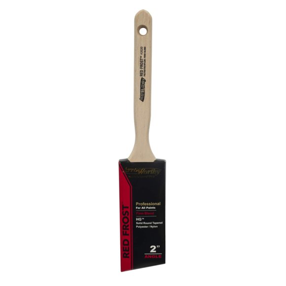 Pincel Arroworthy Red Frost de nailon con ángulo firme de 2 pulgadas