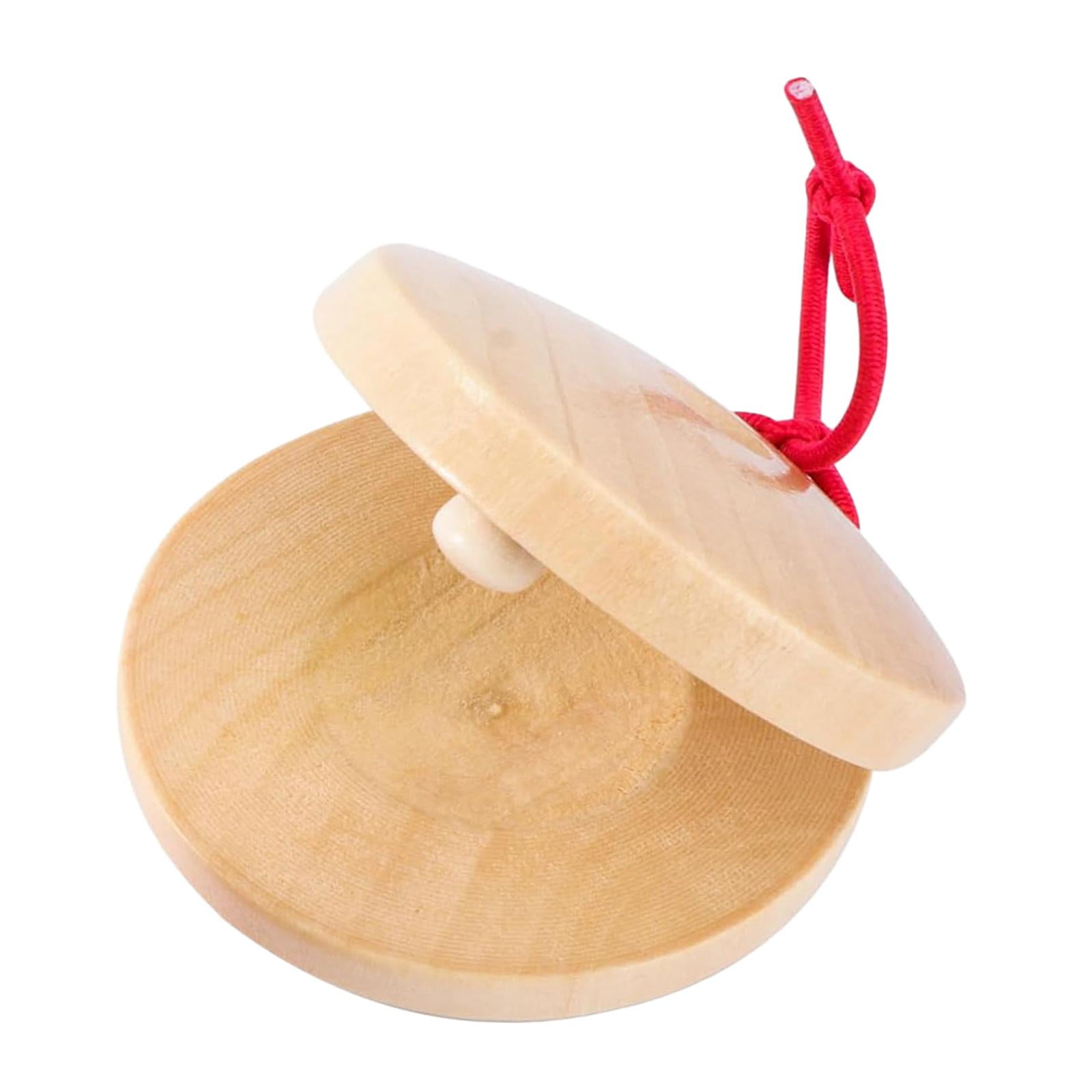 Magideal - Castañuela De Madera Para Niños, Instrumento De Castañuelas Musicales Diy, Iluminación Musical, Instrumentos Para Bebés, Juguete Rítmico Para El Hogar