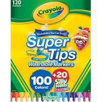 Juego De Rotuladores Crayola Super Tips 120 Unidades Con Silly Scents
