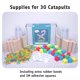 thumbnail image 2 of Kit de catapultas STEM Inventions, suministros para construir 30 minicatapultas de juguete, kit completo de proyectos STEM a granel para niños y aulas, 2 of 6