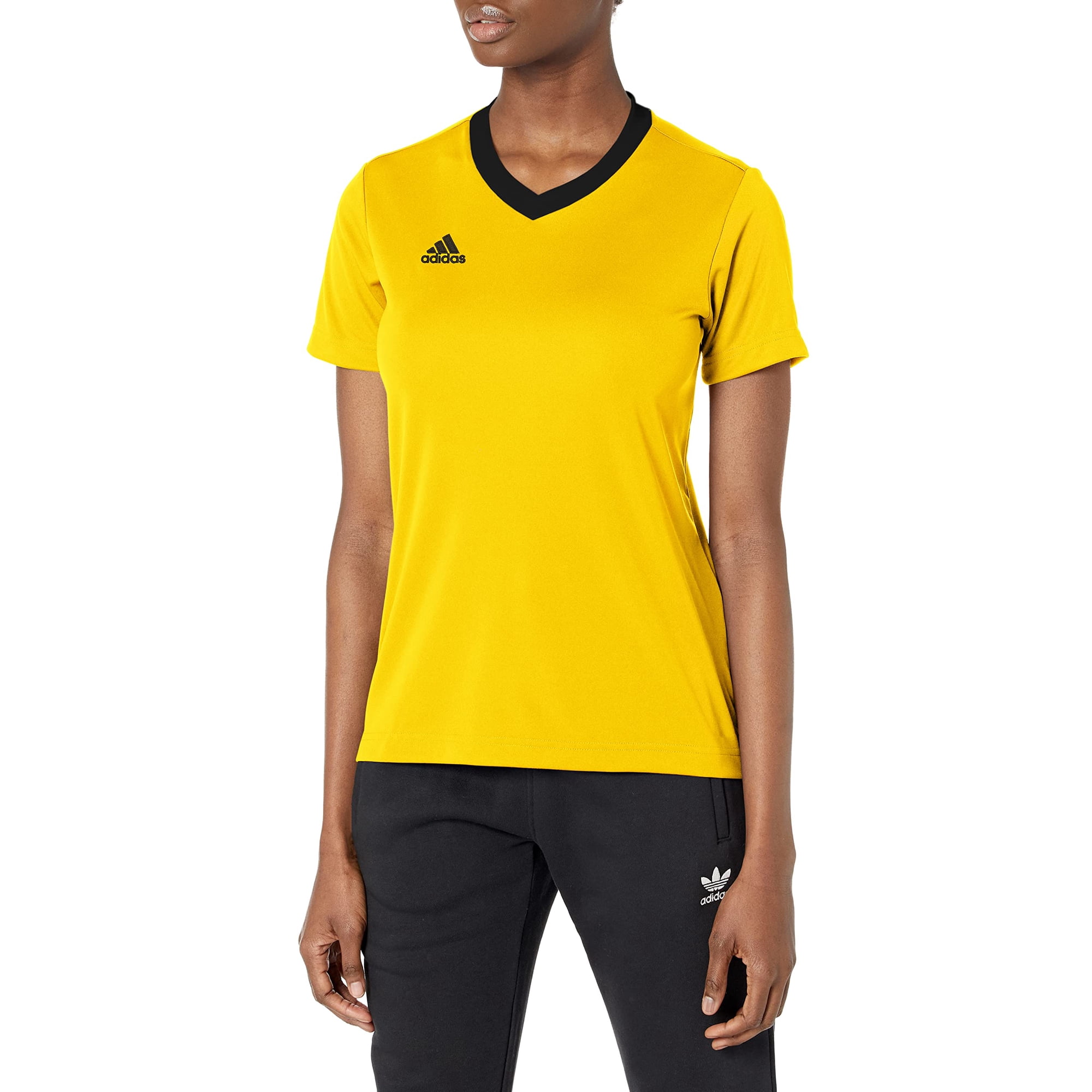 Jersey Adidas Parma 22 Para Mujer Team Amarillo/negro Talla S