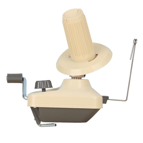 Magideal - Bobinadora De Bolas De Hilo Con Mango, Artesanías Resistentes, Máquina Bobinadora De Lana Para Manualidades Domésticas, Portátil Para Enrollar Hilo Y