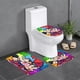 thumbnail image 1 of Friday Night Funkin Juego de 3 alfombras de baño de coral fleece: tapete de baño + alfombra de inodoro en forma de U + funda de tapa de inodoro en forma de O, 1 of 6