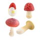 thumbnail image 2 of 4x Decoraciones Modelo De Hongos De Simulación Para Proyectos De Bricolaje De Jardín De Infantes Rojo, 2 of 5