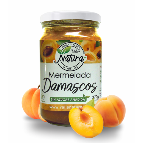 Valle Natura - Mermelada De Damascos Sin Azúcar Añadida