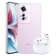 thumbnail image 1 of OPPO Reno11 F 5G Morado Coral + Audífonos Bluetooth Enco Air2 blanco, 1 of 5