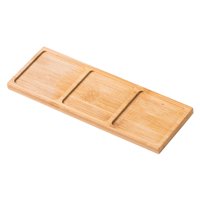 Bothyi - Bandeja De Madera Para Baño, Plato De Tocador, Bandeja Dispensadora De Jabón, Soporte De Jabón Para El Hogar, Rectángulo B