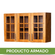 thumbnail image 2 of Mueble de Cocina Berlin Madera Nogal Elevacion 3 Puertas, 2 of 4