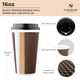 thumbnail image 2 of [Tazas de café] Harvest Pack, desechables, aislantes, onduladas, 480 ml, 2 of 8