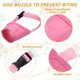 thumbnail image 4 of Uxcell Bozal Rápido, Cubierta de Boca de Perro Ajustable Transpirable Protección de Seguridad Bozales para Perros Sin Ladridos Anti-Mordeduras Anti-Masticación (L, Rosa) para Cachorros de Hocico Largo, 4 of 7