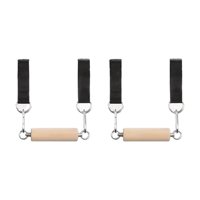 Magideal - Asas Para Ejercicios De Escalada, Manijas Para Máquinas De Cable, Barra De Madera Para Entrenamiento , 40 Mm De Diámetro